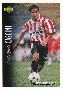 Raul Alfredo Cascini Estudiantes 1995 Upper Deck Futbol Argentina #161